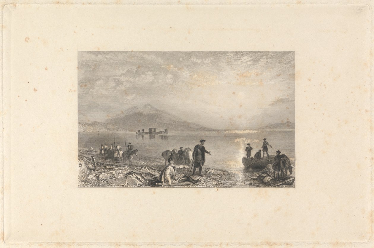 Castelo de Loch Leven de James Baylis Allen