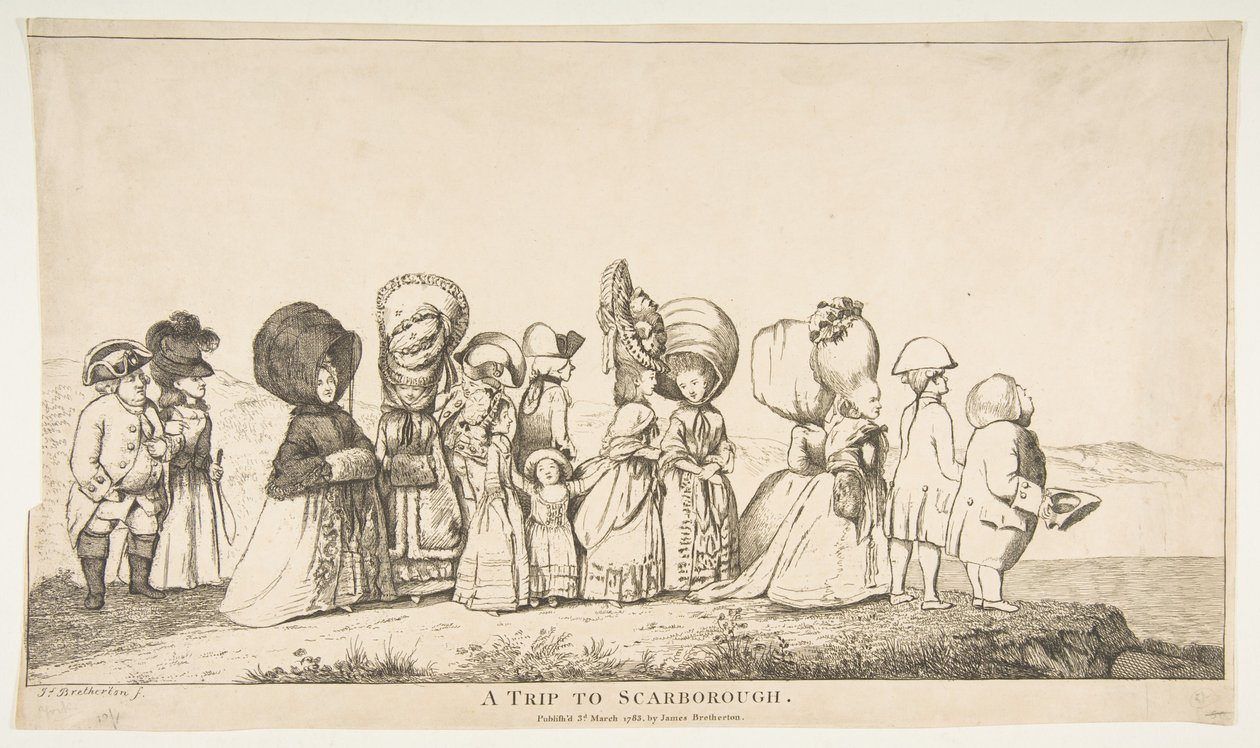 Viagem a Scarborough, 3 de março de 1783. de James Bretherton