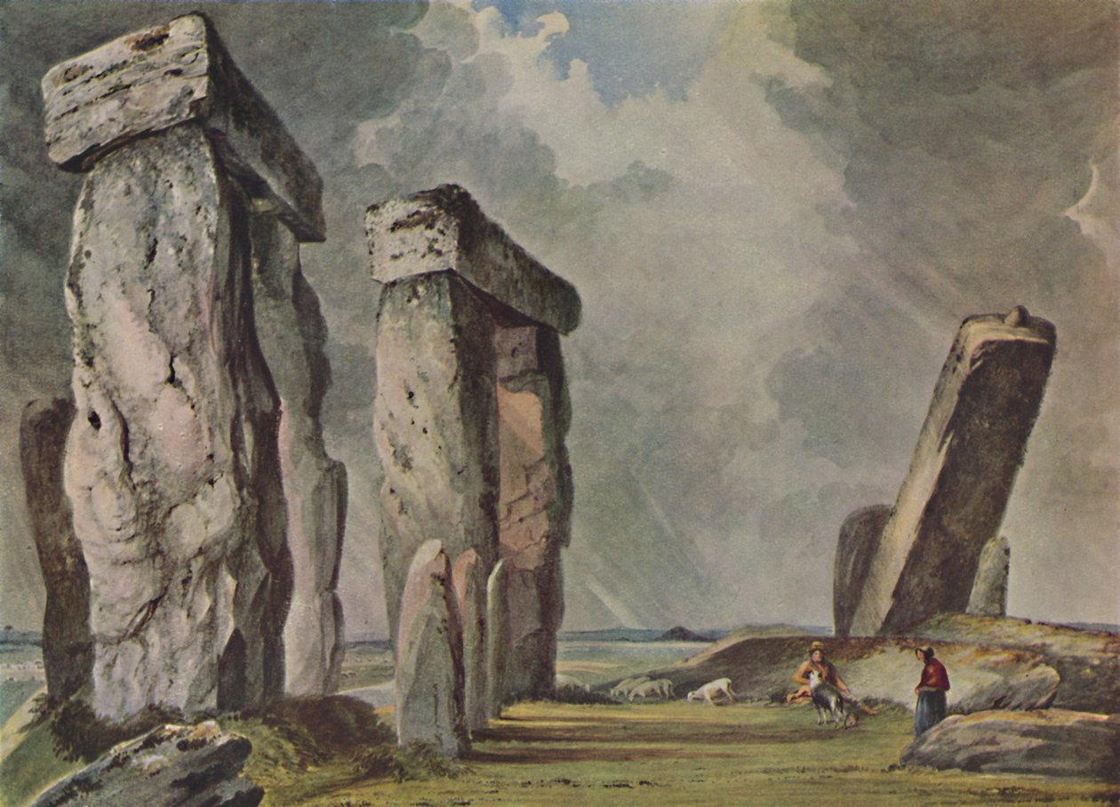Stonehenge, Wiltshire, c1830, 1946 de James Bridges