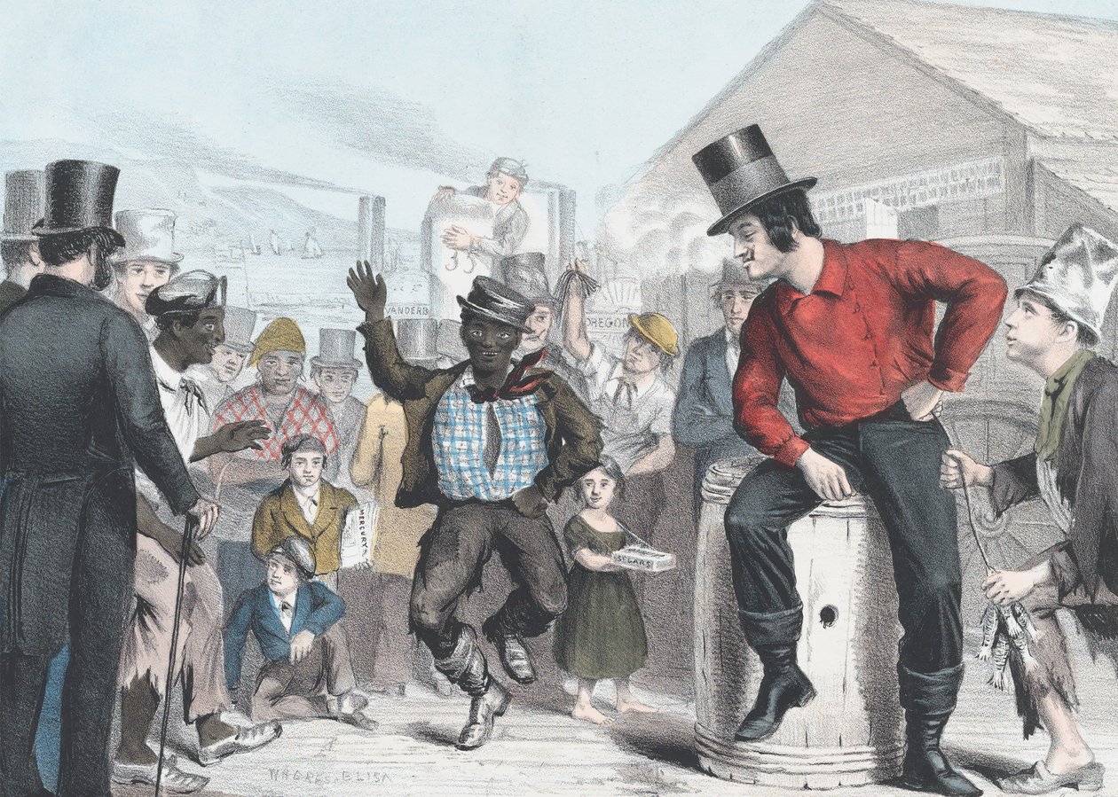 Dançando para enguias, 1848. de James Brown