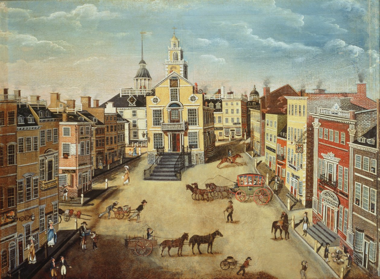 Antiga Casa de Estado, Boston de James Brown Marston