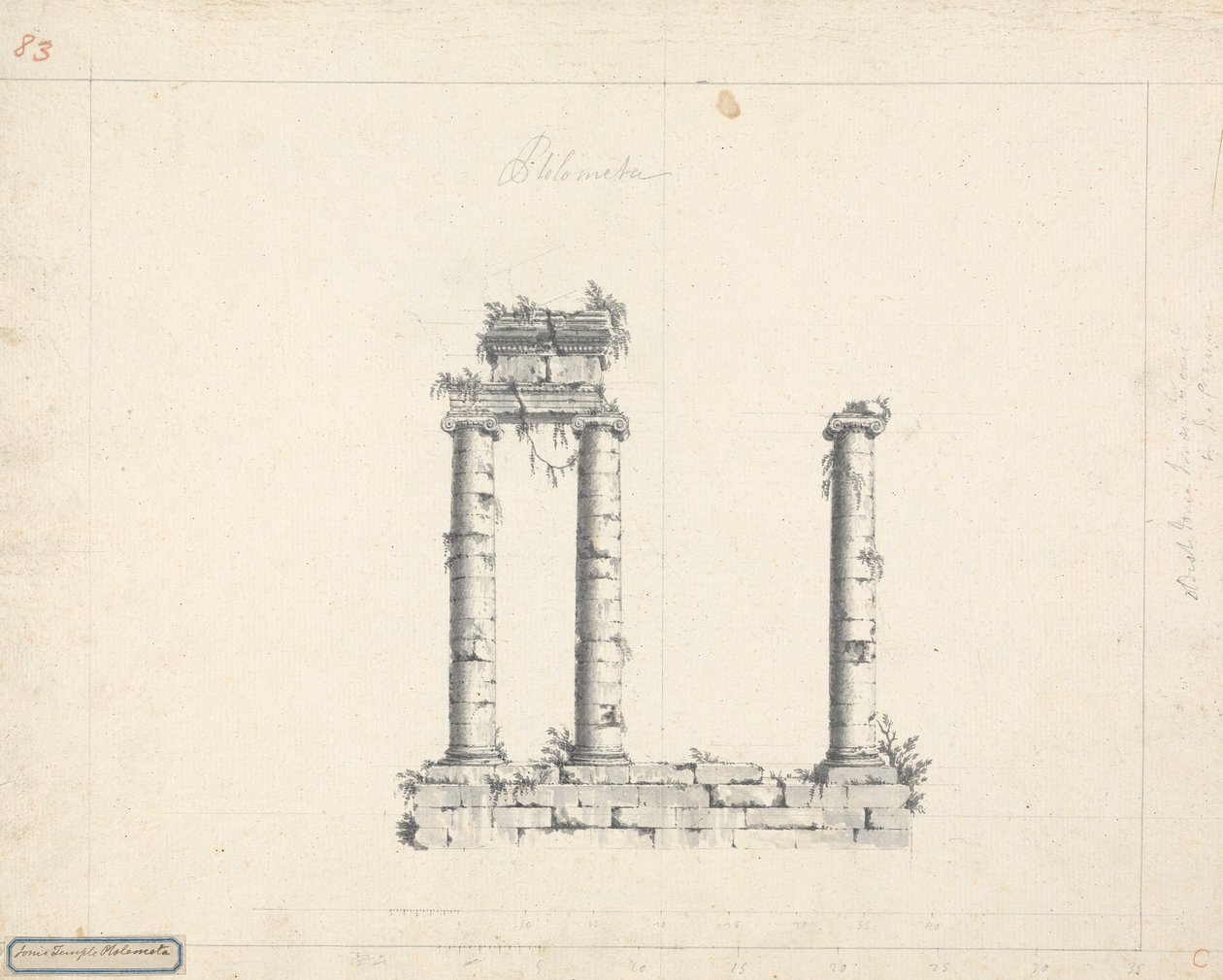Templo Iónico Ptolmeta de James Bruce