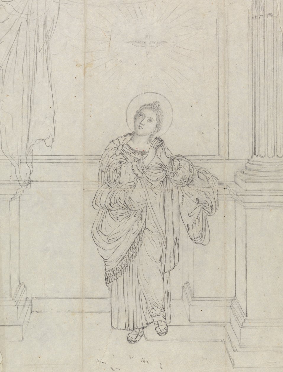 Santa Agnes (depois de Domenichino) de James Bruce
