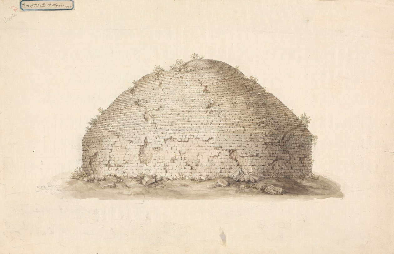 Túmulo de Juba II perto de Argel de James Bruce