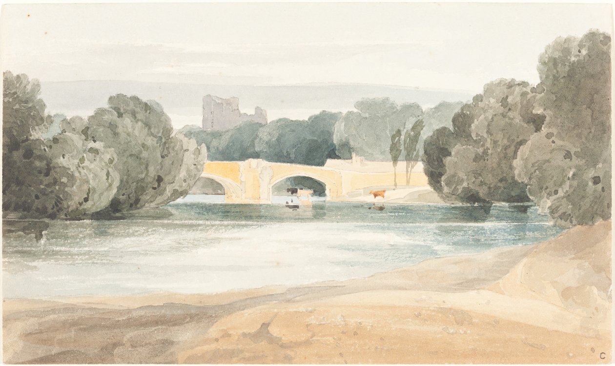 Ponte em Knaresborough, c. 18021804. de James Bulwer