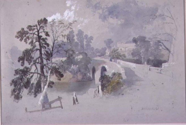 Canonbie, Dumfriesshire (wc no papel) de James Burrell Smith