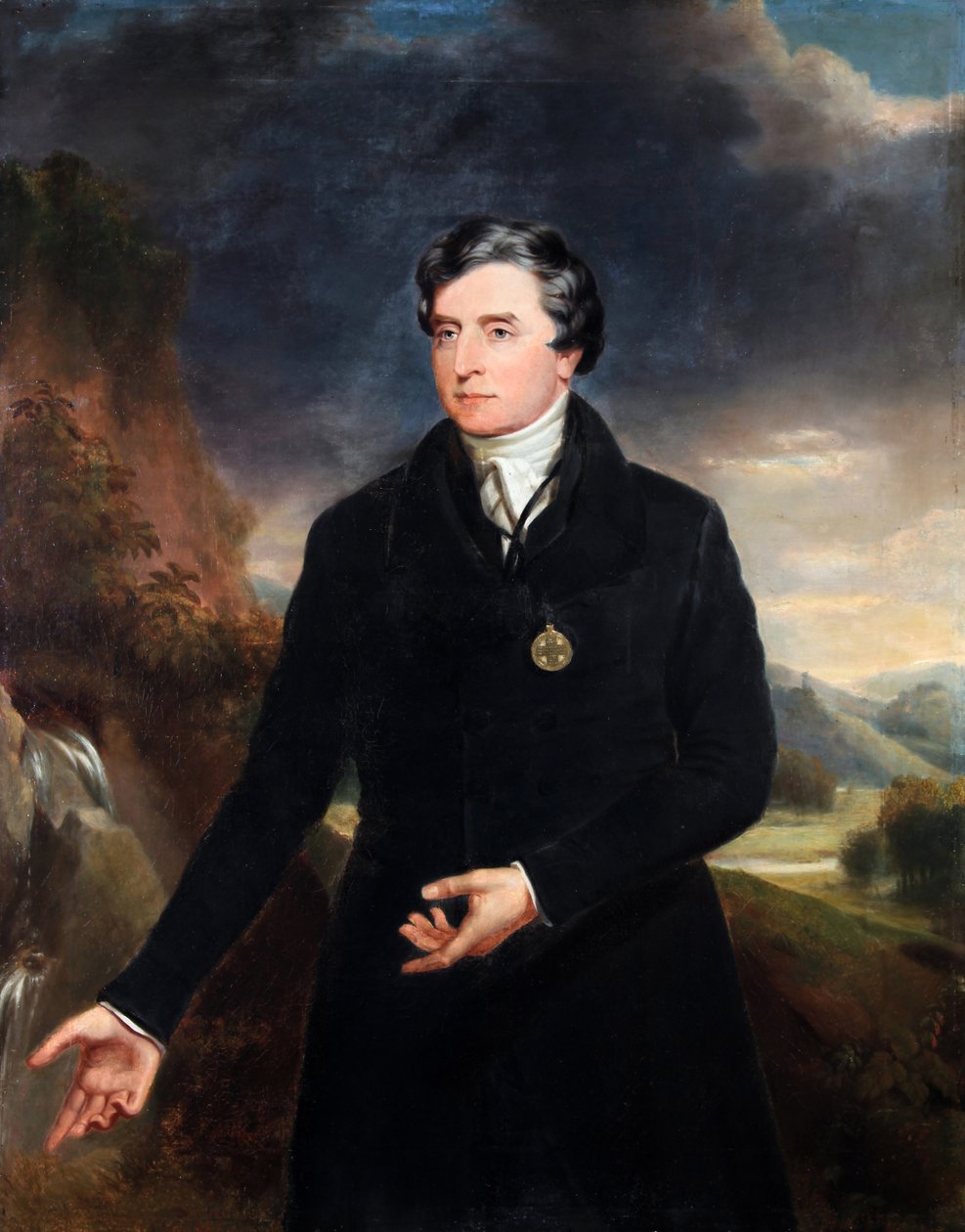 Retrato do padre Theobald Mathew, c.1840 de James Butler Brenan