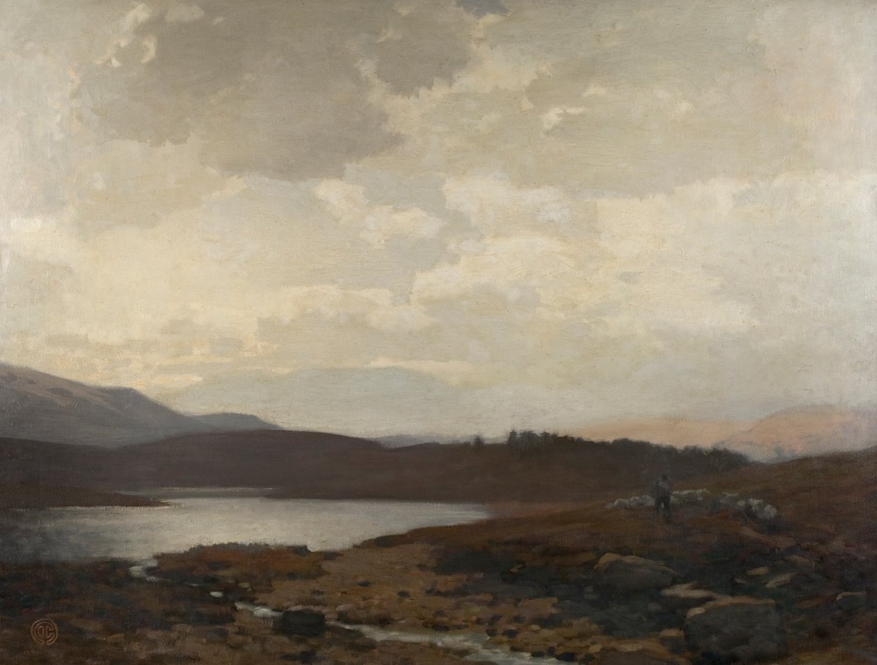 Dinnet Moor (óleo sobre tela) de James Cadenhead