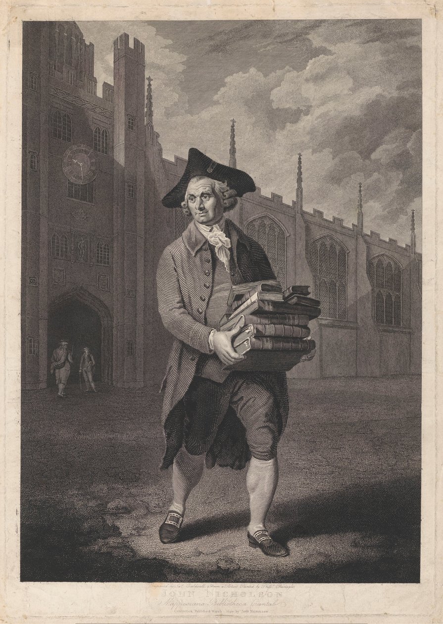Portret van John Nicholson
John Nicholson Mappesiana Bibliotheca Cantab (título sobre o objecto) de James Caldwall