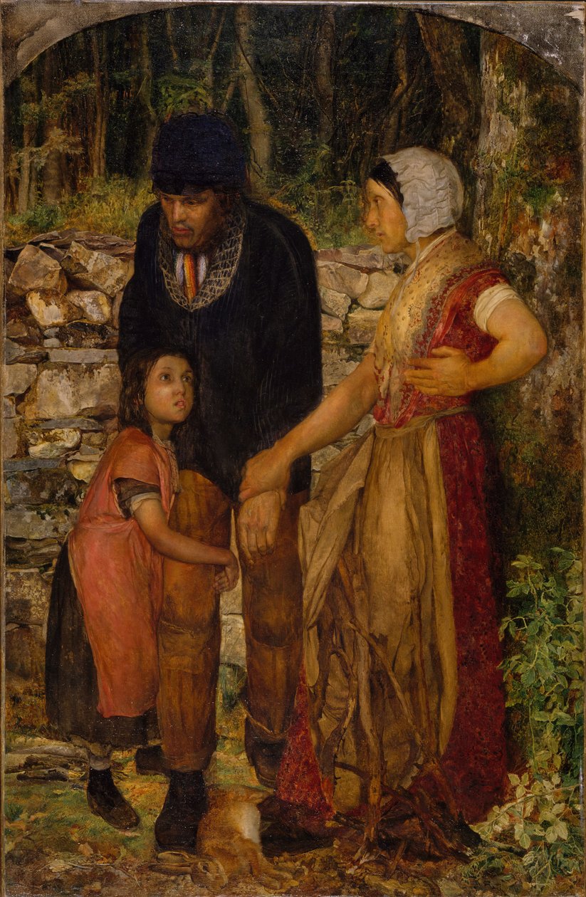 O protesto da esposa, 1858. de James Campbell