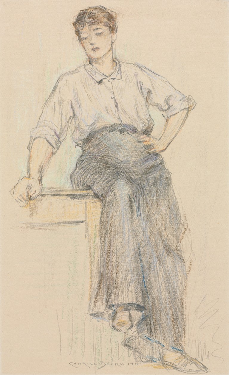O Toiler. de James Carroll Beckwith