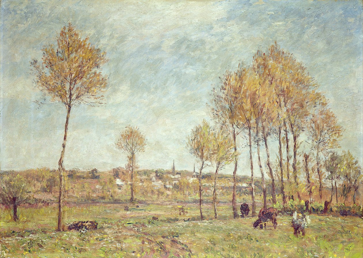 Em Montreuil (óleo sobre tela) de James Charles