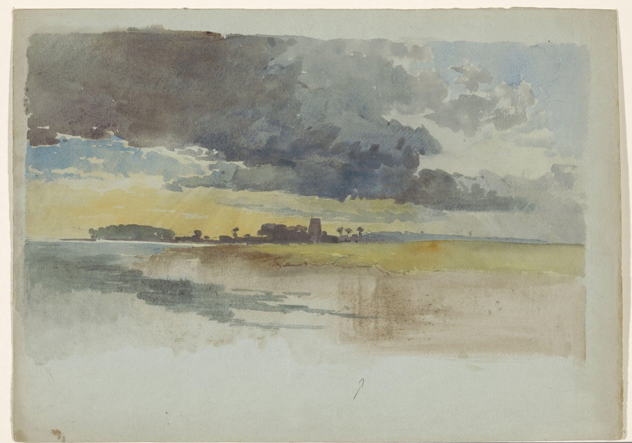 Vista da Igreja de Gillingham, Kent de James Chisholm Gooden