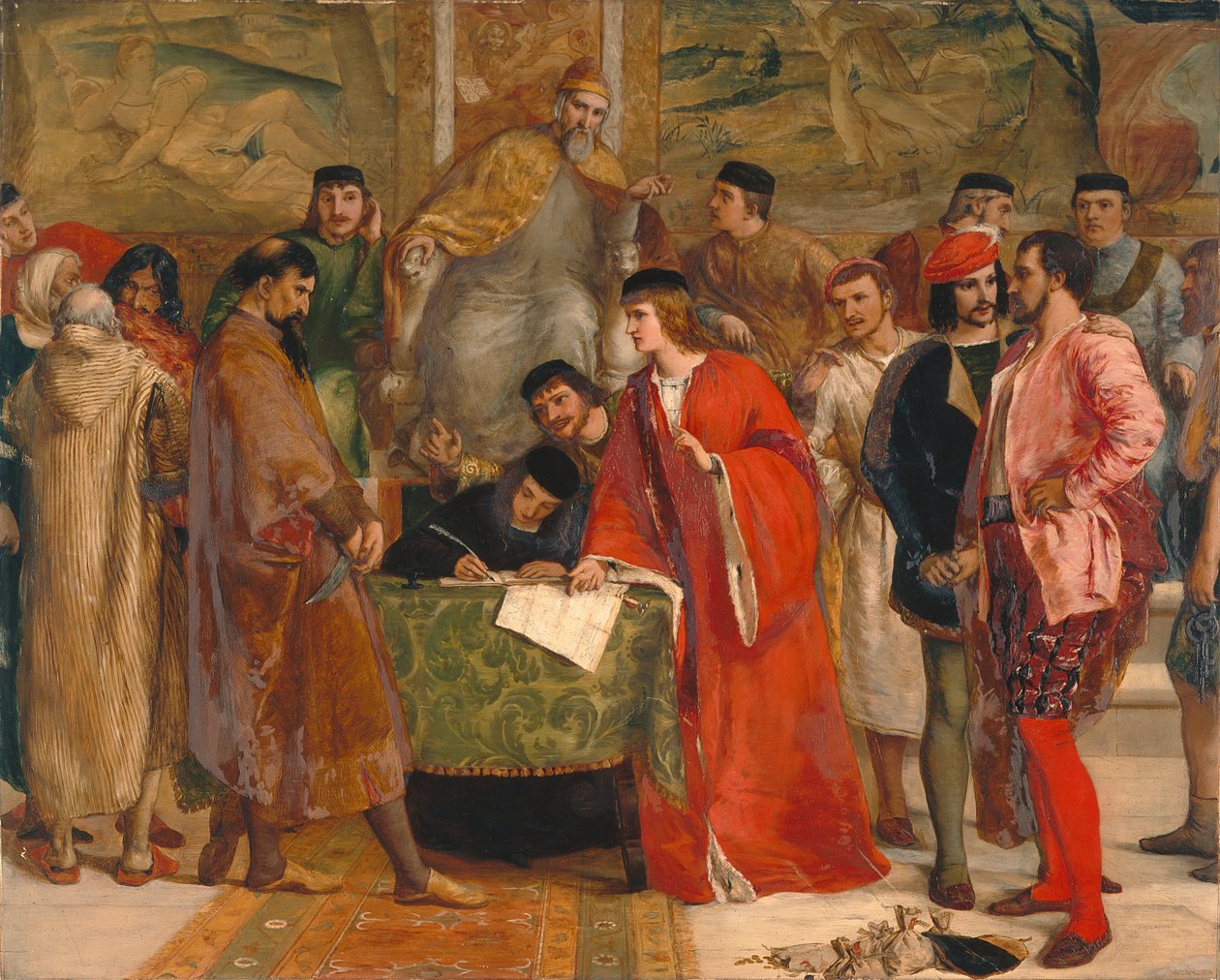A derrota de Shylock de James Clarke Hook
