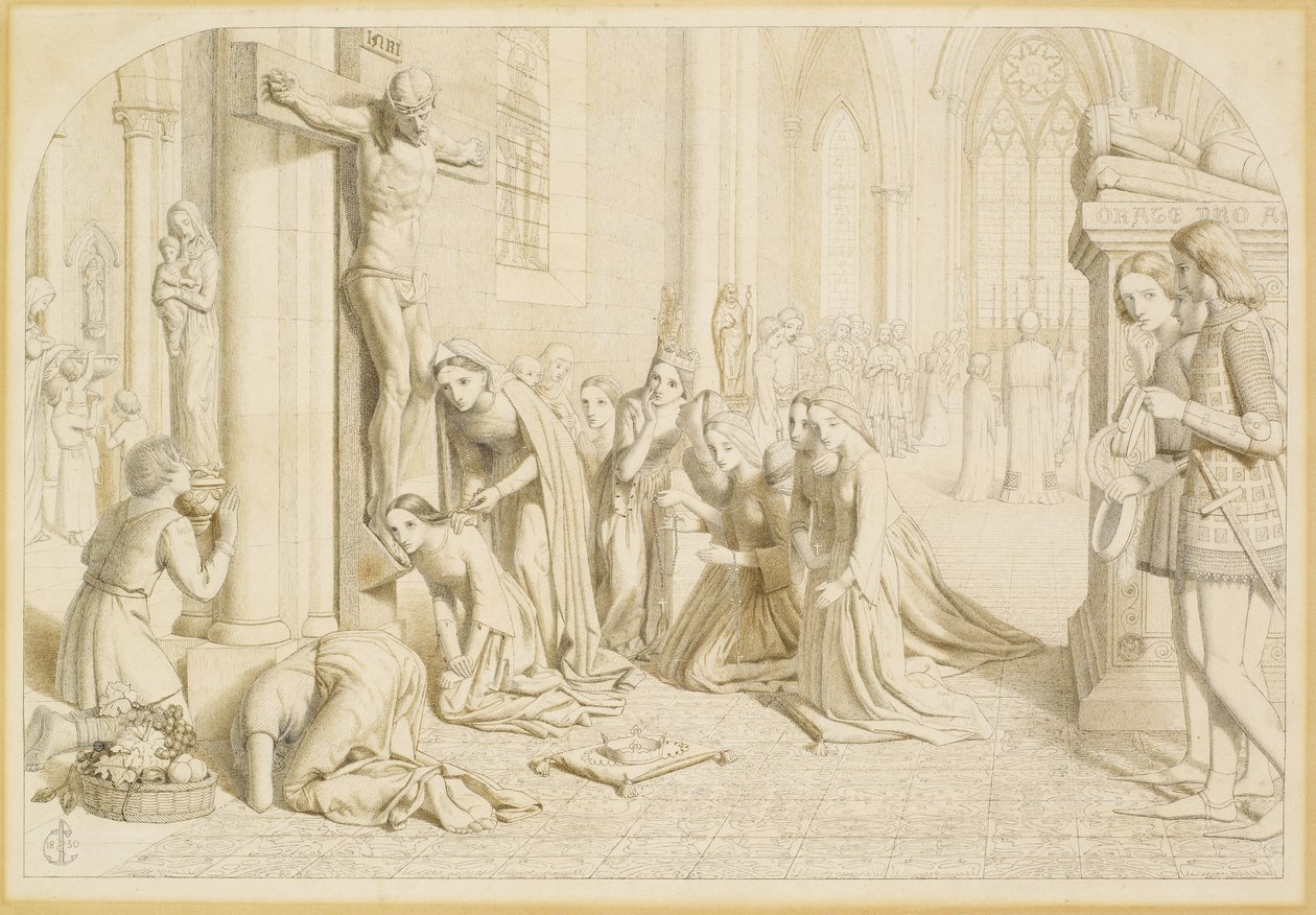 Um incidente na vida de Santa Isabel da Hungria de James Collinson
