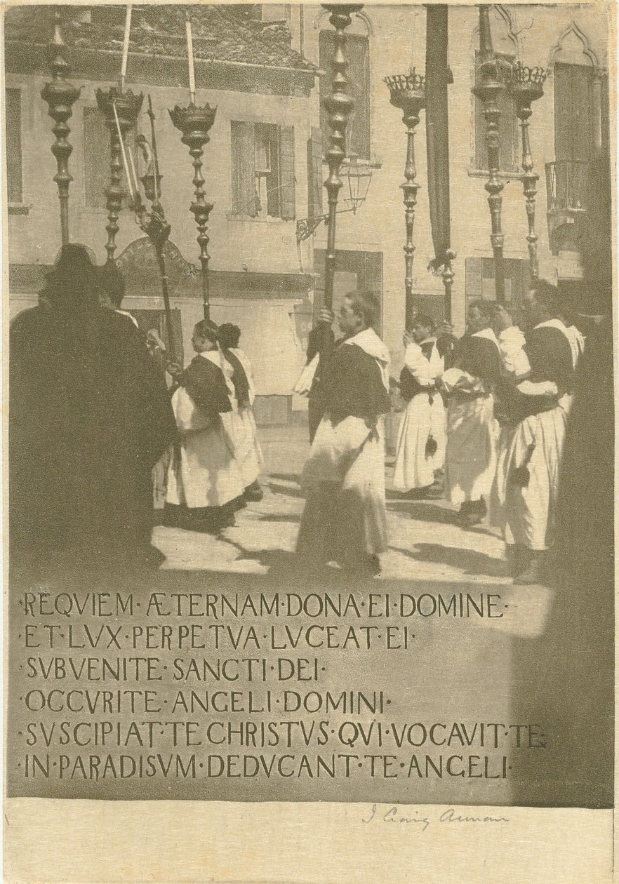 Um Requiem Veneziano de James Craig Annan