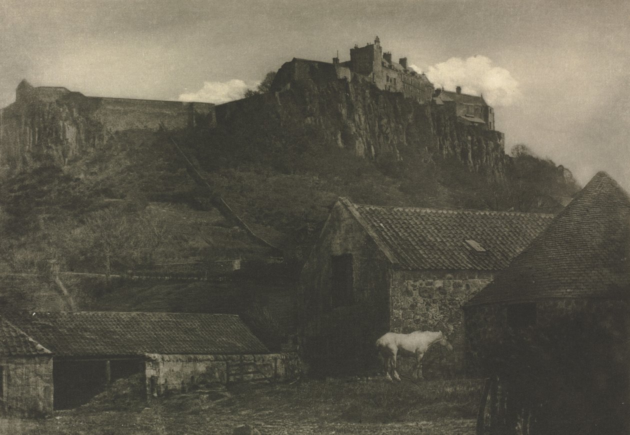 Trabalho de câmera: Castelo de Stirling, 1907. de James Craig Annan