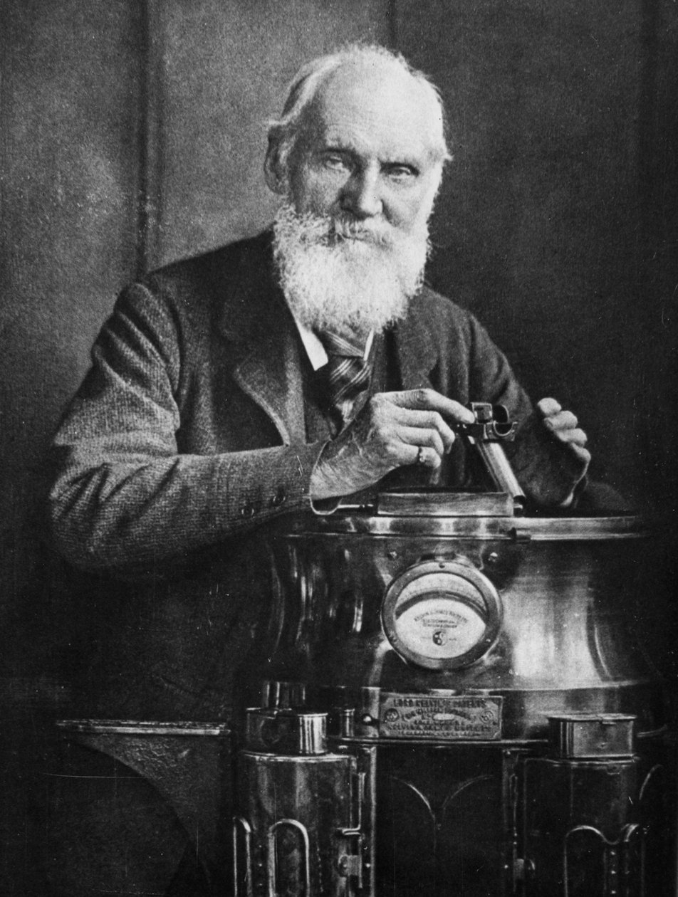 Lord Kelvin, matemático e físico escocês, com sua bússola, 1902 de James Craig Annan