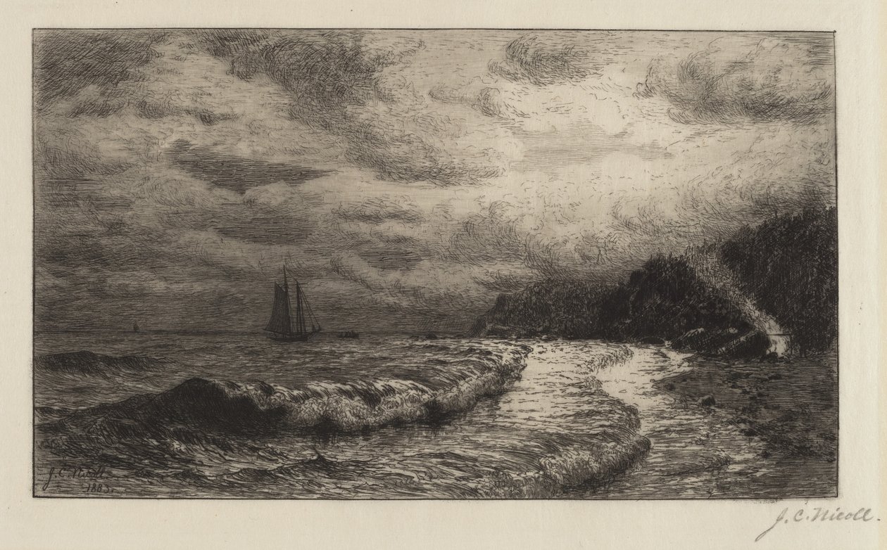 Local de desembarque de um contrabandista de James Craig Nicoll