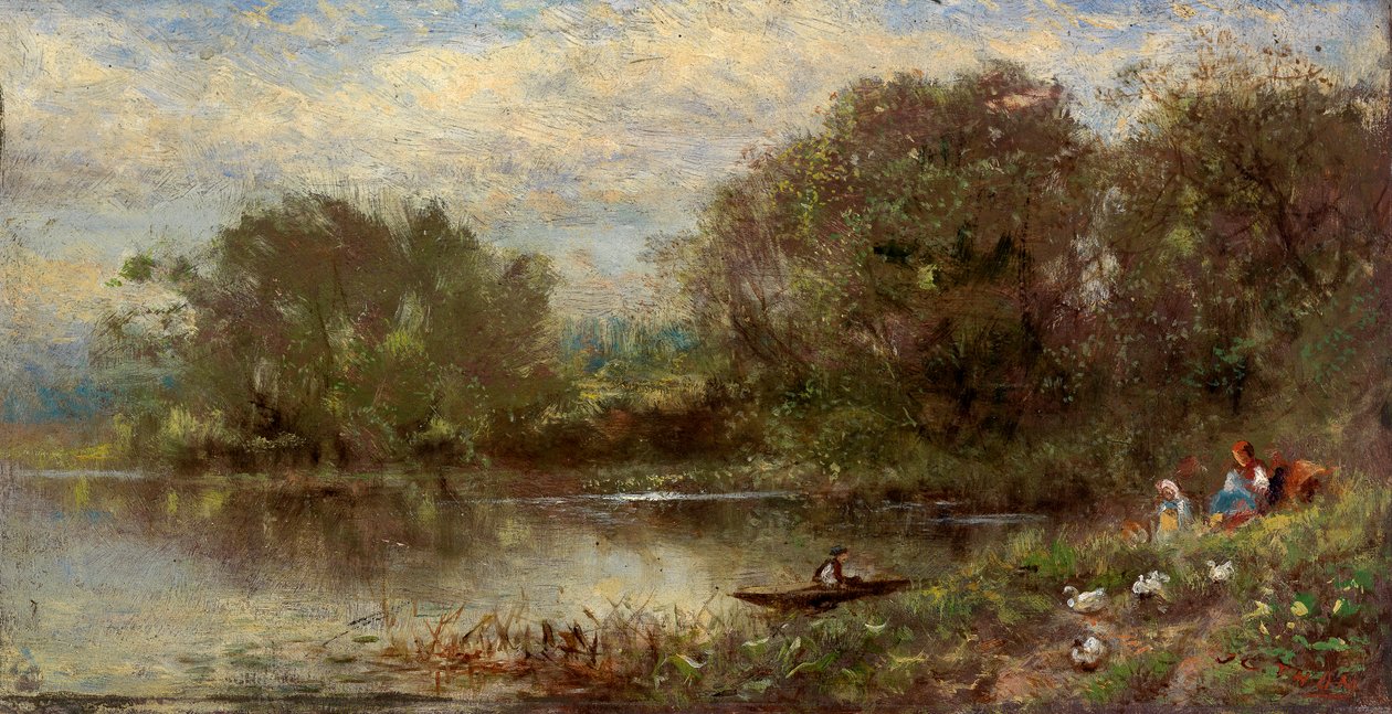 Paisagem chamada a bolota, século XIX. de James Crawford Thom