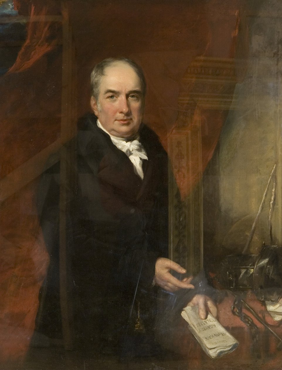 Retrato do Reverendo Thomas Roberts, c.1835 (óleo sobre tela) de James Curnock