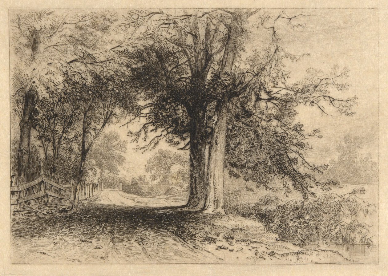 A Farm Lane, Jan. 1887, Opus 2 de James David Smillie