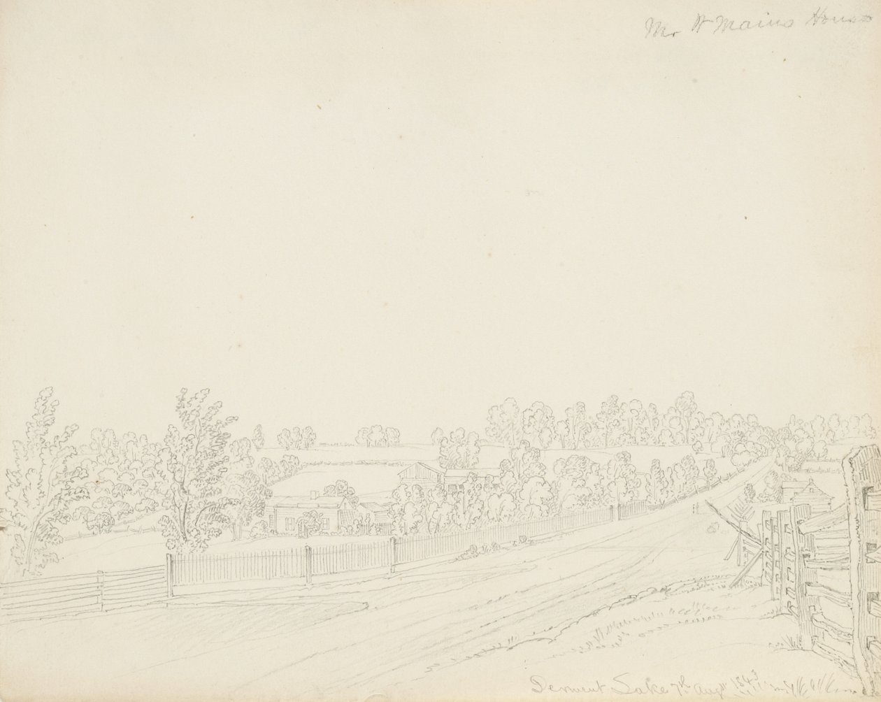 Sr. W. Mains House, Lago Derwent de James David Smillie