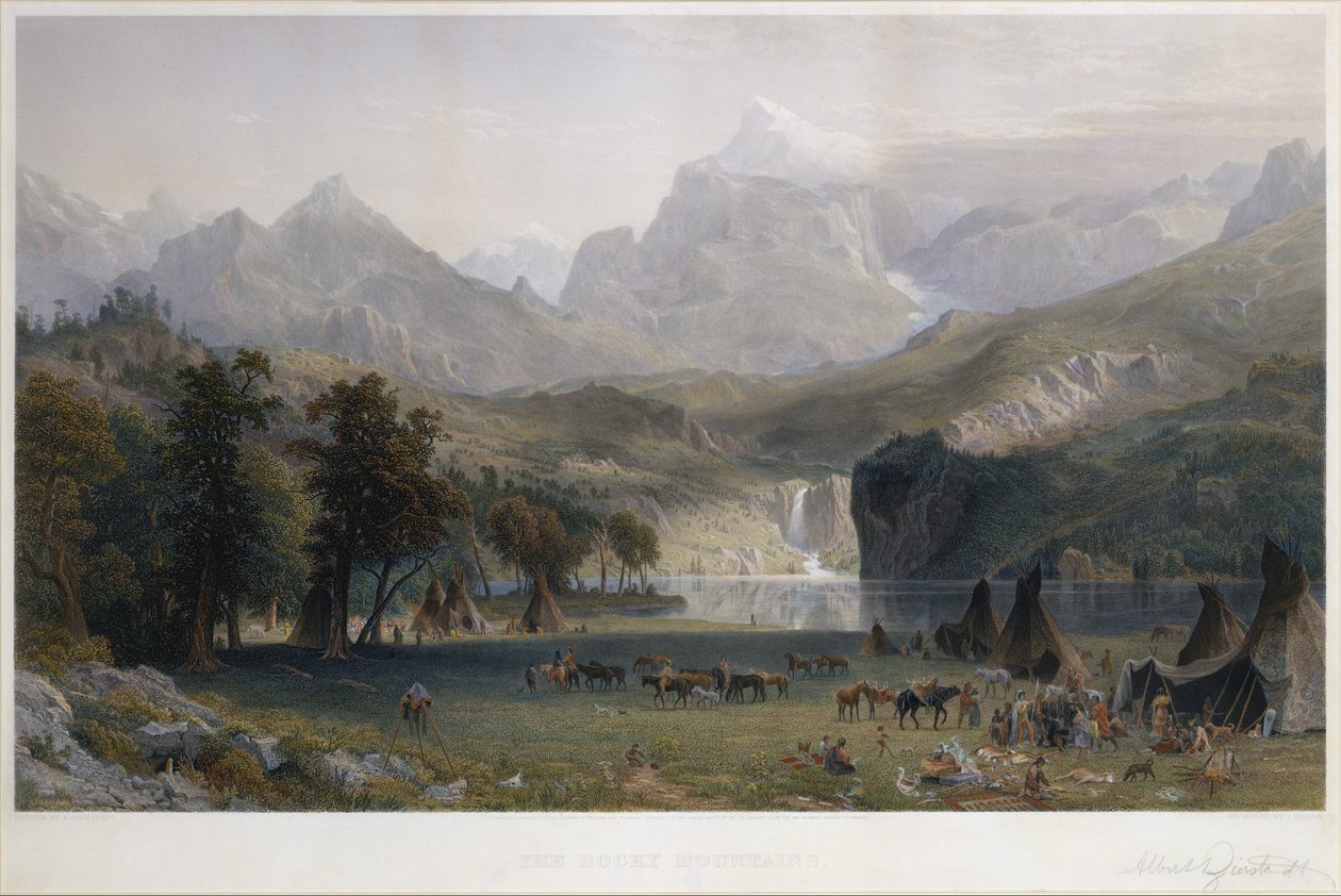 As Montanhas Rochosas, o Pico de Lander de James David Smillie