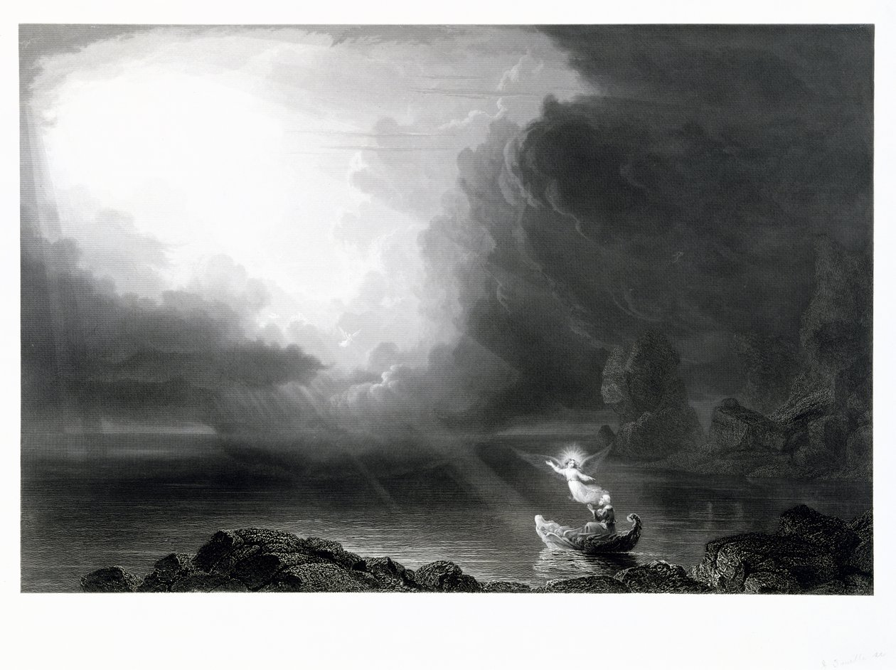 A Viagem da Vida - Velhice, c. 1855 (gravura) de James David Smillie