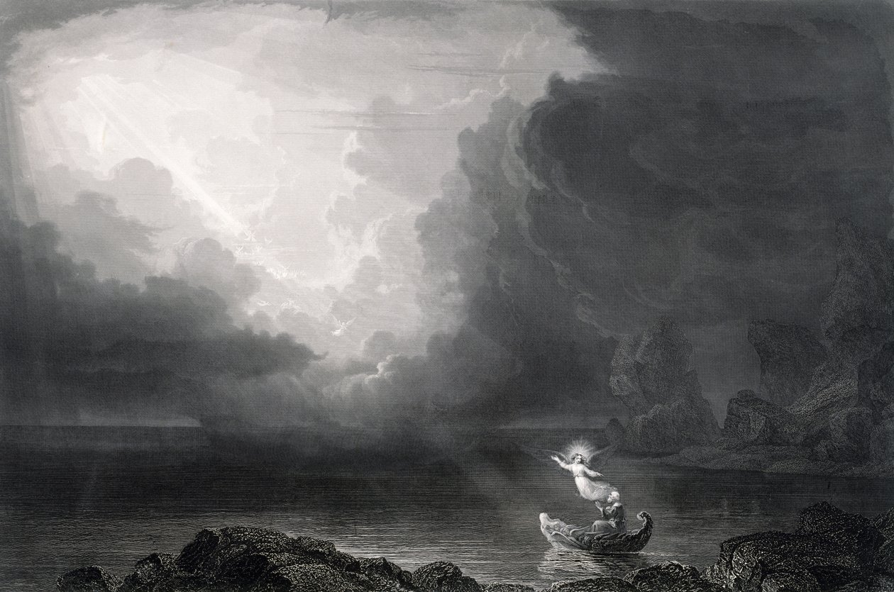 A viagem da vida: velhice, c. 1855 de James David Smillie
