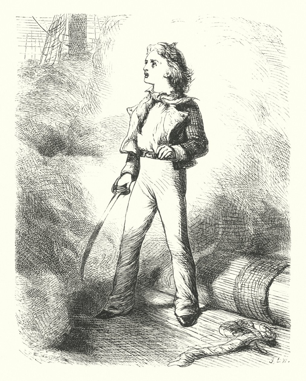 Casabianca (gravura) de James Dawson Watson