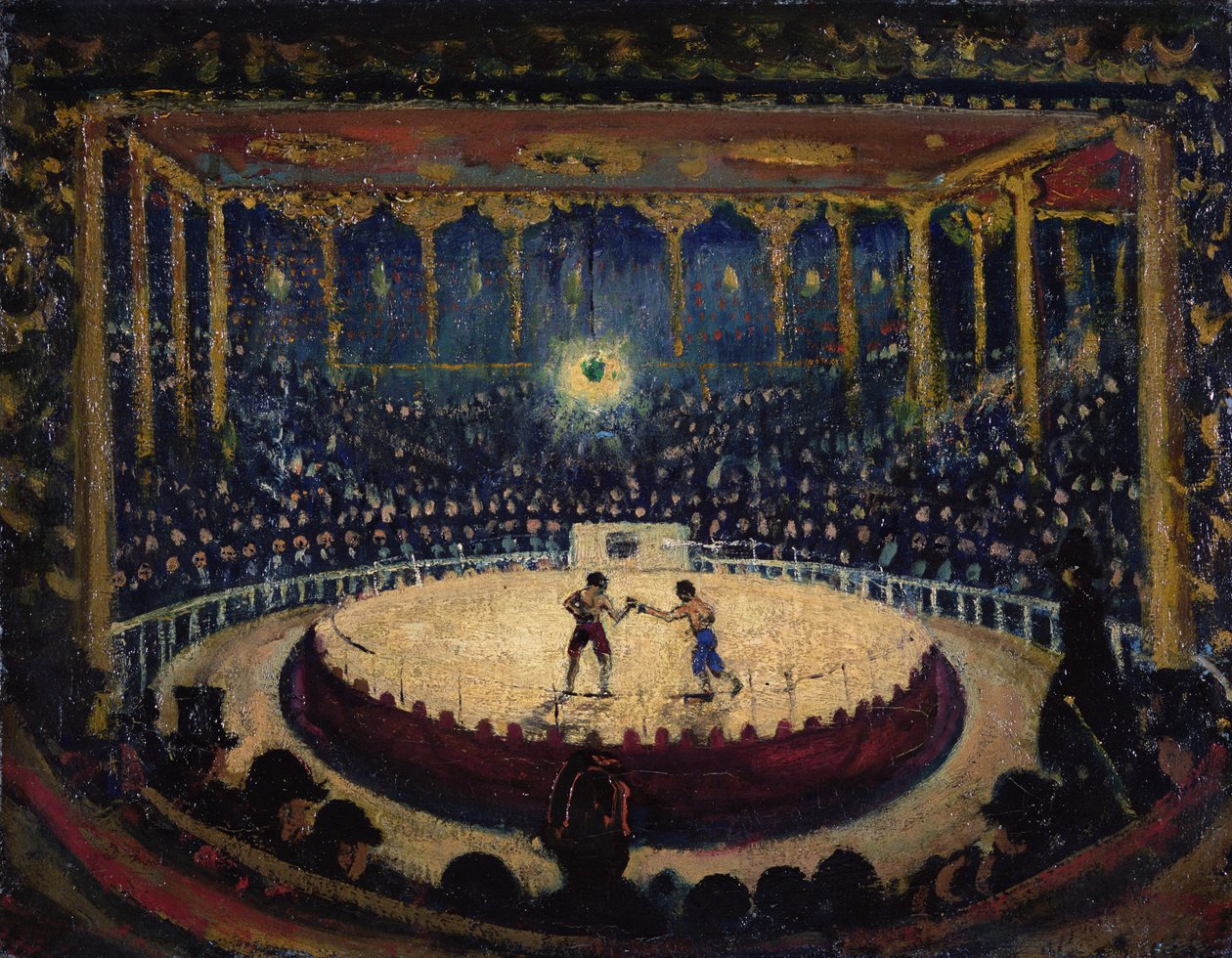 O Anel, c.1912 (óleo sobre tela) de James Dickson Innes