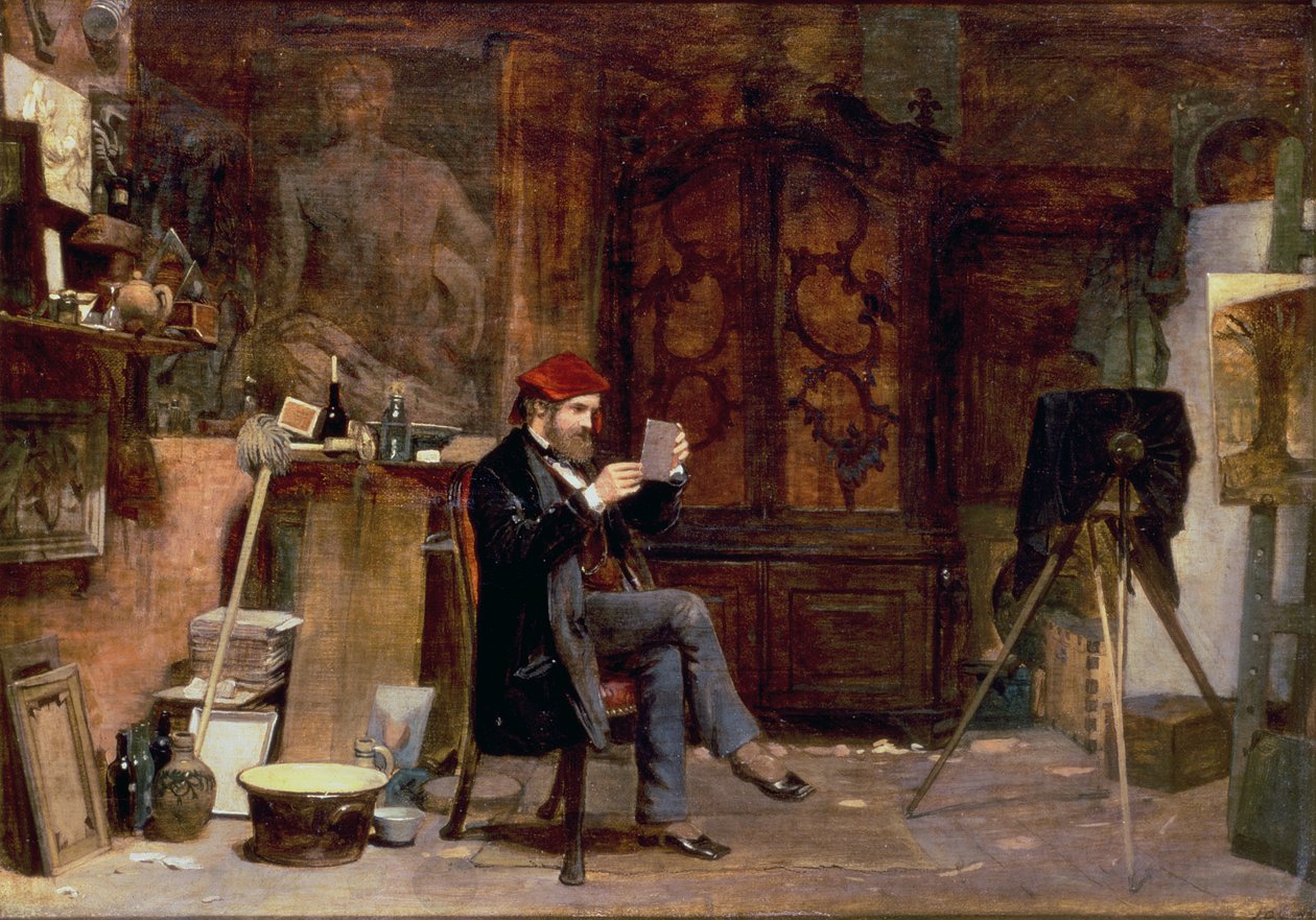 O Estúdio do Fotógrafo, c.1850 de James Digman Wingfield
