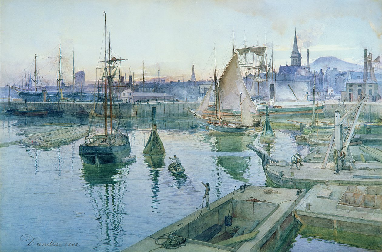 Dundee do porto, 1888 de James Douglas