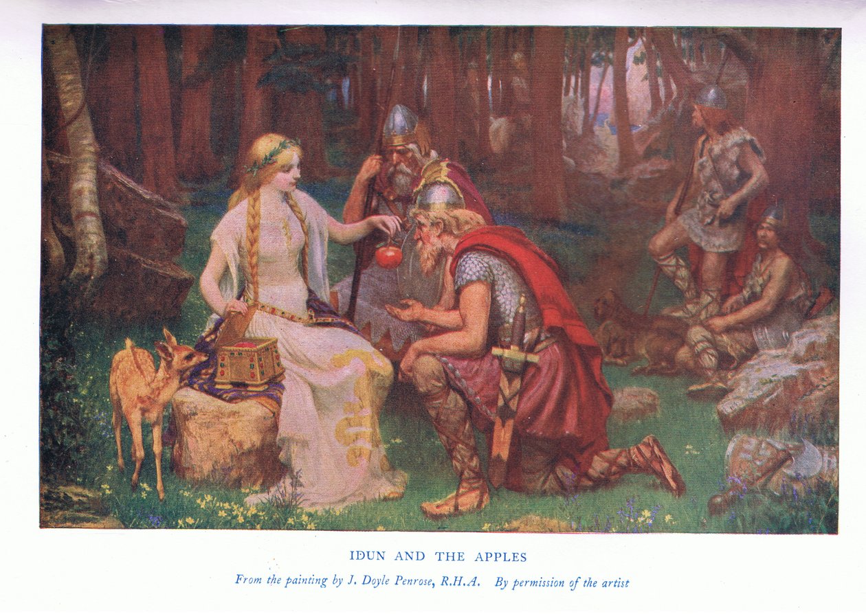 Idun e as maçãs, década de 1920 de James Doyle Penrose