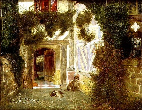 Ancient Archway em Speke Hall, Liverpool de James Drummond