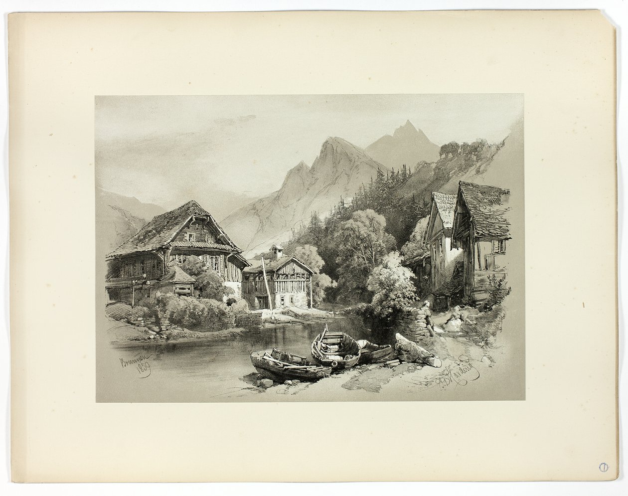 Brunnen, de Seleções Pitorescas de James Duffield Harding