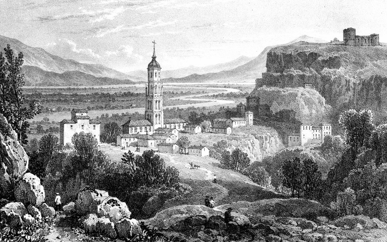 Fraga, Espanha, 1823. de James Duffield Harding