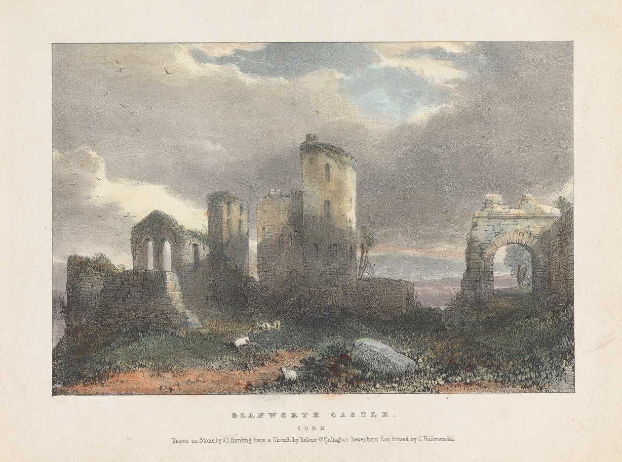 Castelo de Glanworth de James Duffield Harding