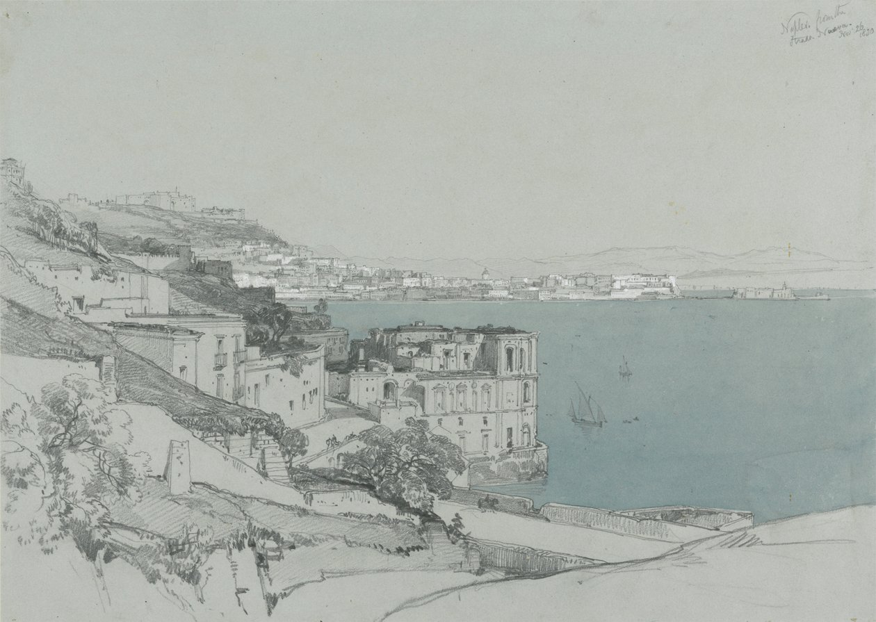 Nápoles da Strada Nouva, 26 de Novembro de 1830 de James Duffield Harding