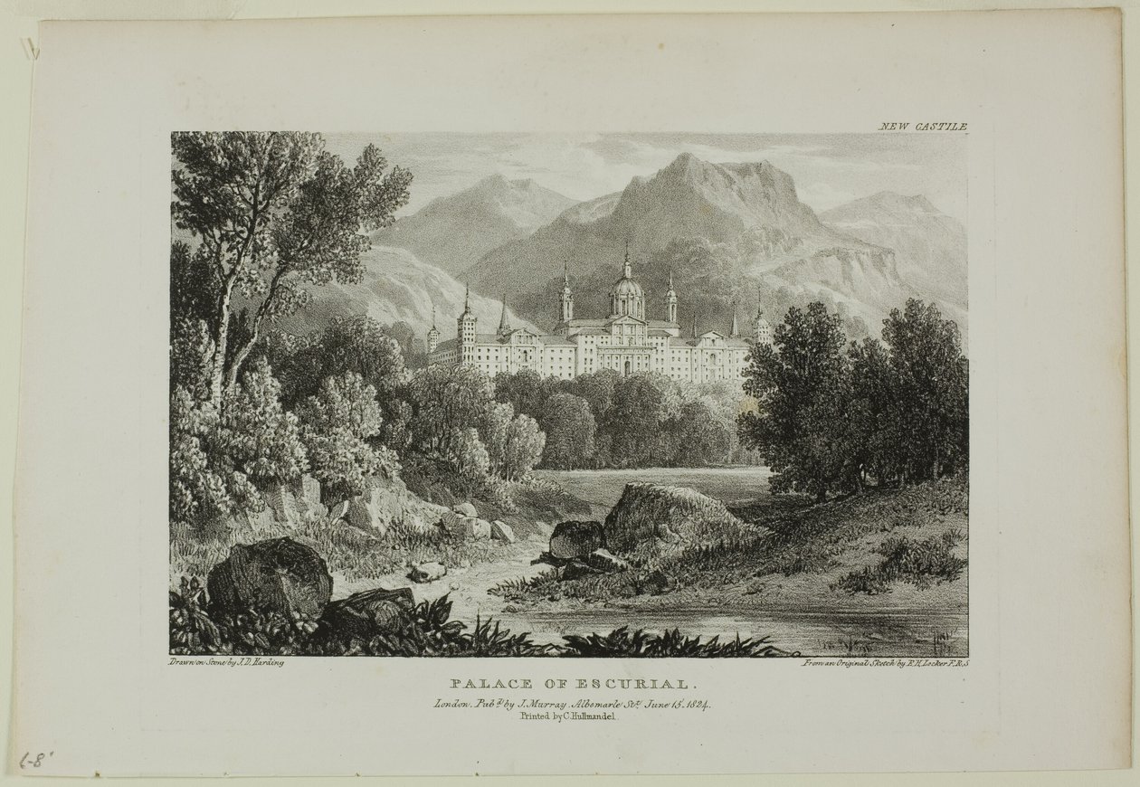 Palácio de Escurial de James Duffield Harding