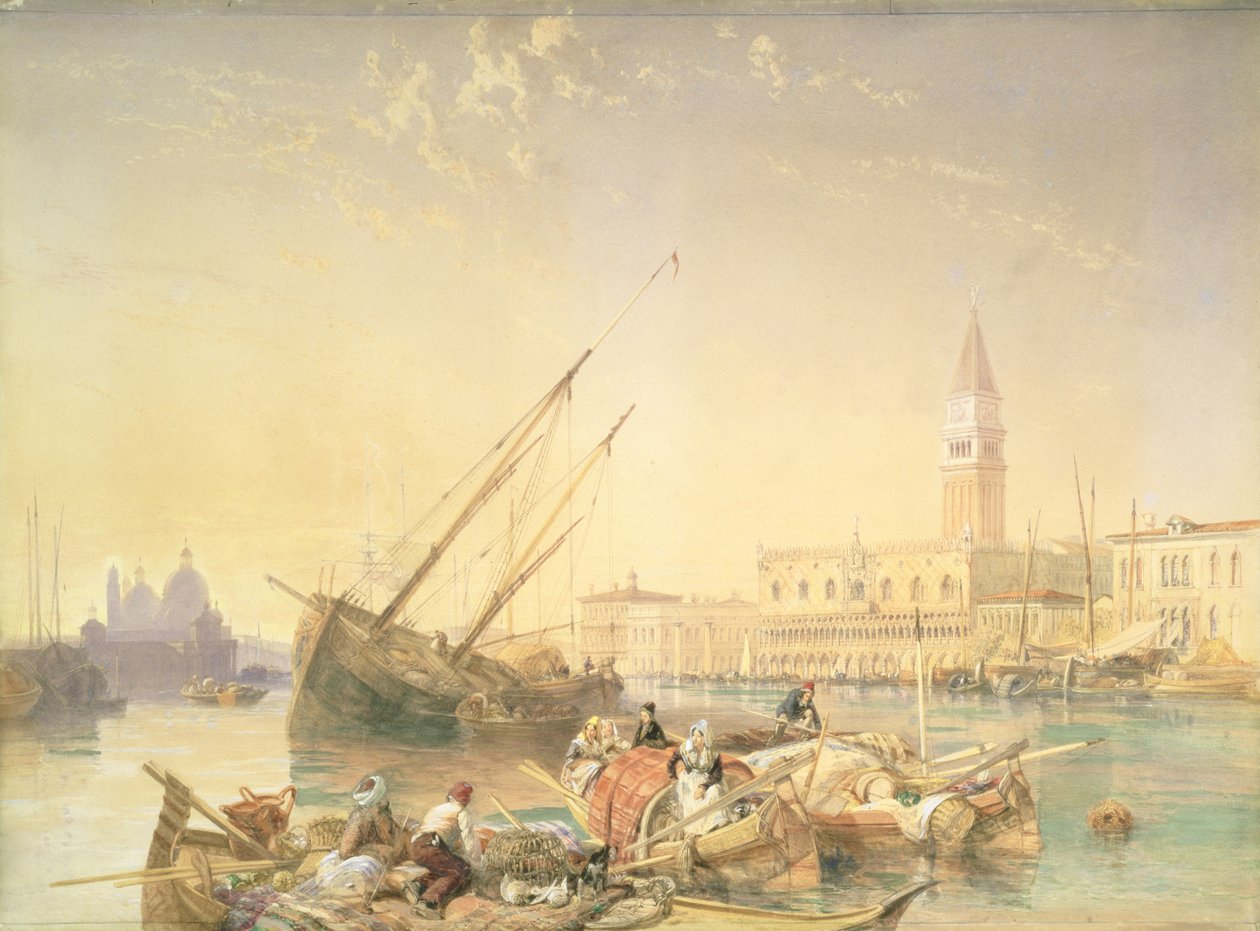 O Grande Canal, Veneza de James Duffield Harding