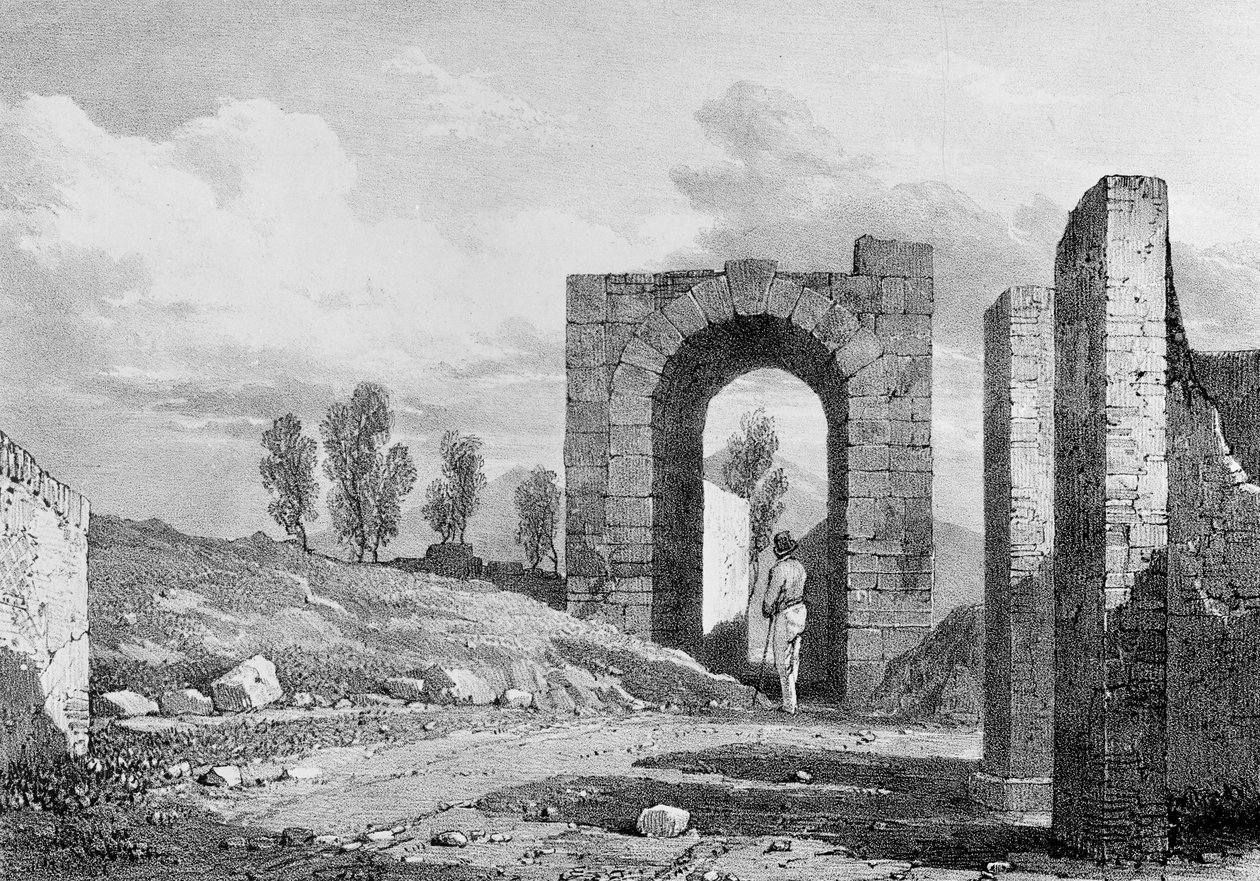 O portão do How, 1828 de James Duffield Harding