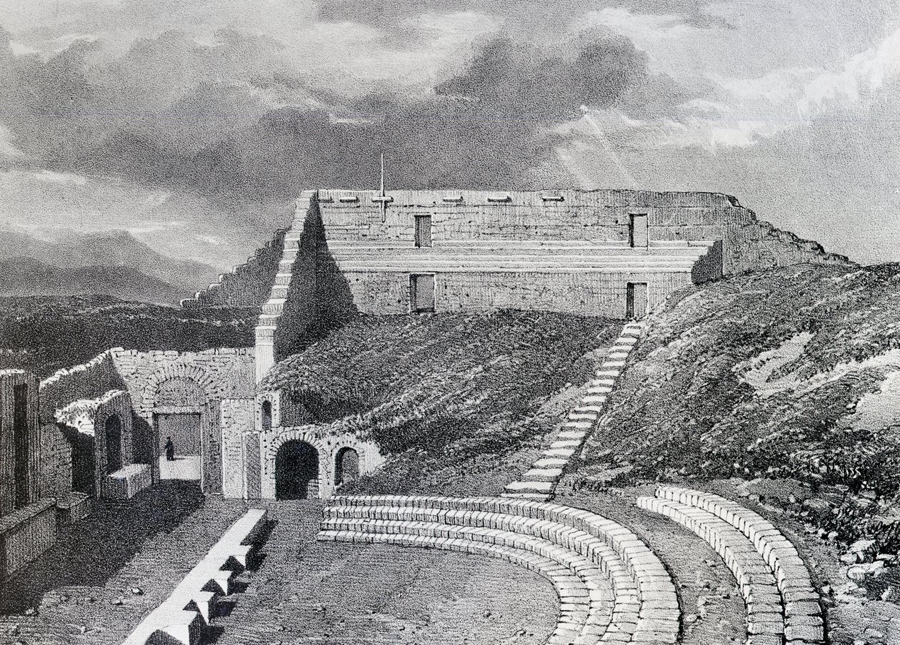 Teatro Trágico, 1828 de James Duffield Harding