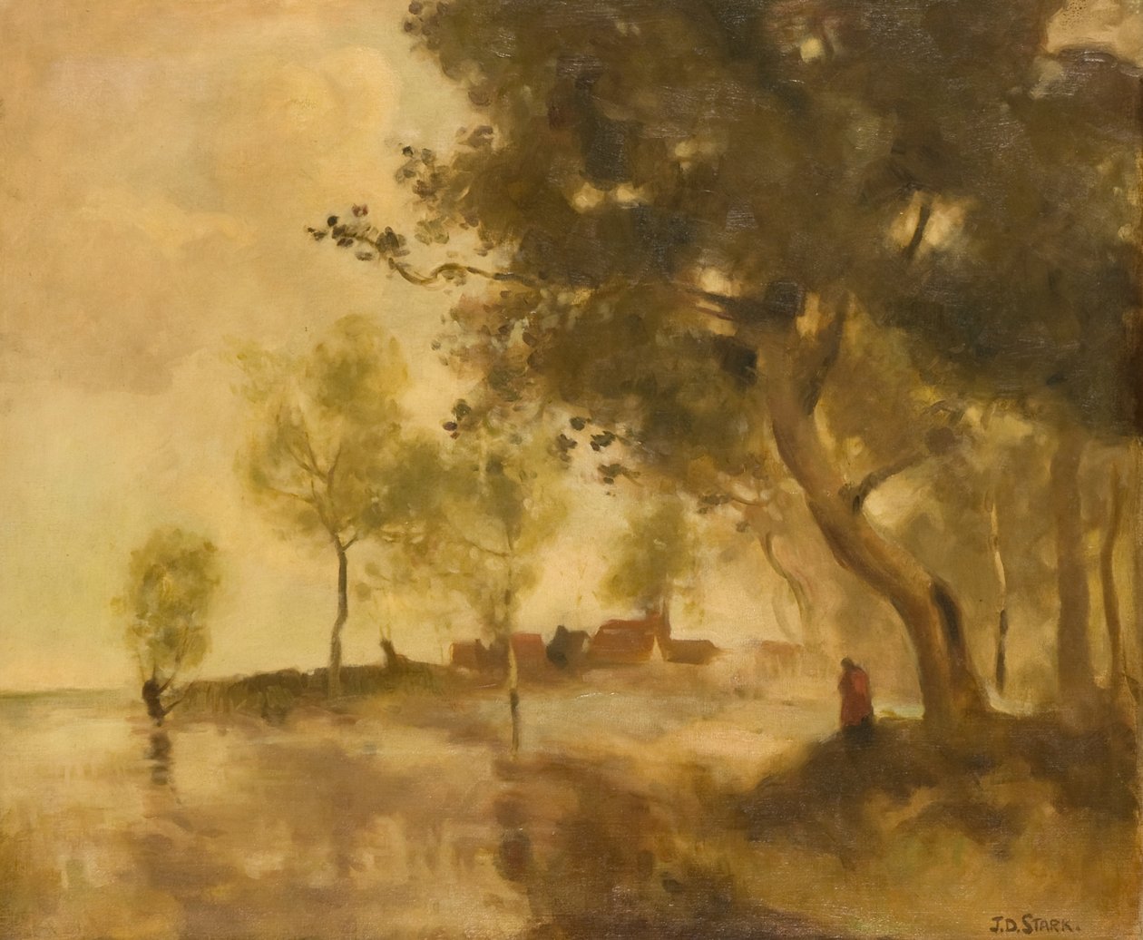 Paisagem, c.1915 (óleo sobre tela) de James Duncan Stark