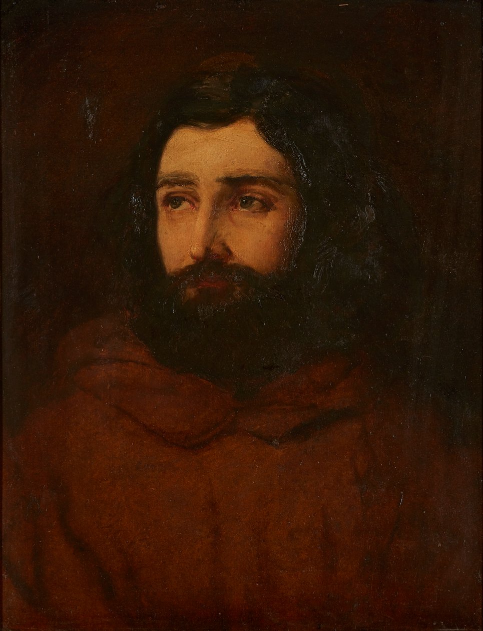 Retrato de um homem (óleo a bordo) de James Eckford Lauder