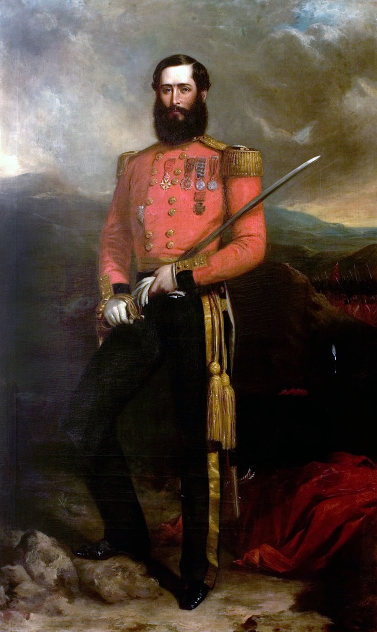 Coronel Gerard Littlehales Goodlake, Guardas de Coldstream, 1857 de James Edgell Collins