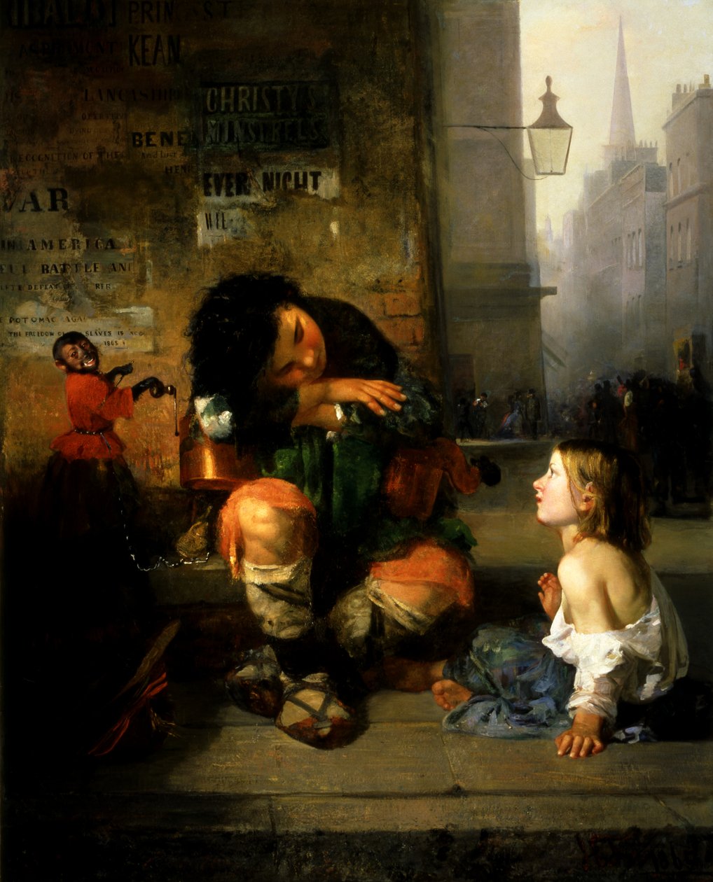 The Savoyard Boy em Londres, 1865. de James Edward Freeman