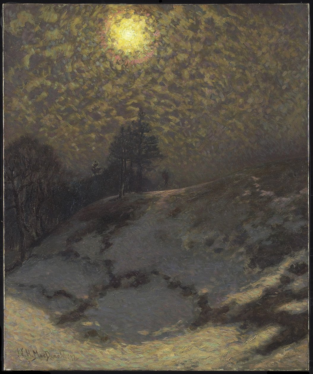 No início da noite, inverno, 1912 de James Edward Hervey Macdonald
