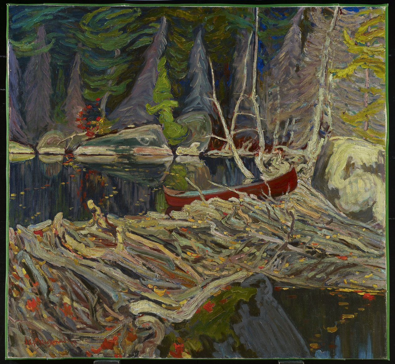 A represa do castor, 1919 de James Edward Hervey Macdonald